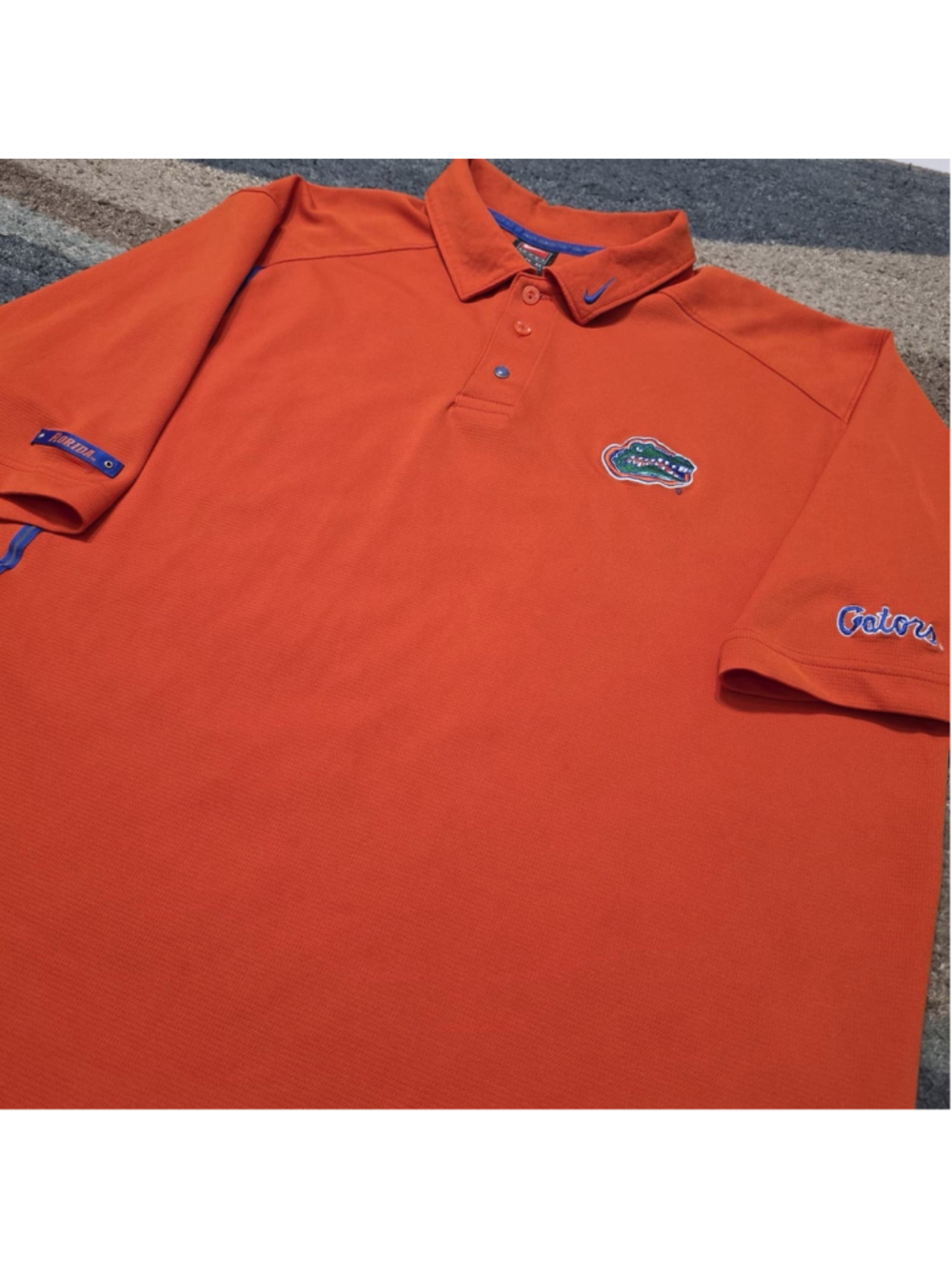 Florida Gators Vintage Nike Polo Shirt Mens XL Orange Embroided